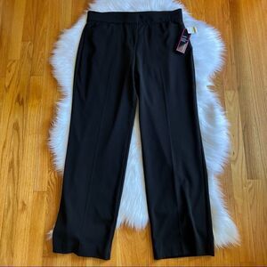 NWT Women’s Kim Rogers Black Pants Curvy Fit Size 14
